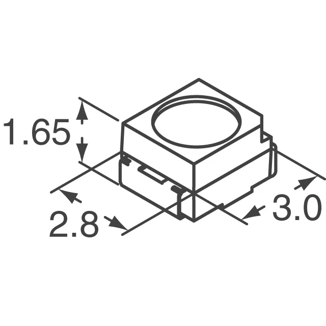 VEMT3700-GS08 Vishay Semiconductor Opto Division  Optical Sensors - Phototransistors